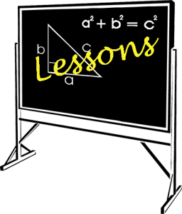 Lessons-blackboard
