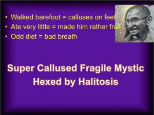 breathe-Gandhi humor